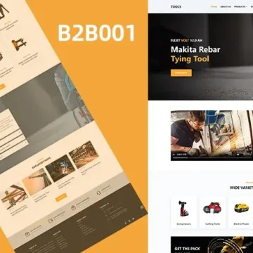 B2B|机械工具五金产品营销模板|WP官网主题