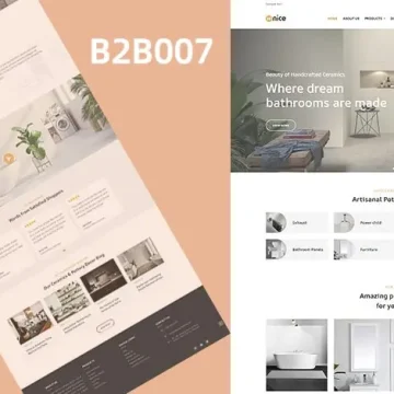 B2B展示型网站|瓷砖厨卫装饰产品营销网站 B2B007