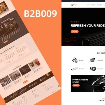 B2B展示型网站|汽车配件五金产品营销模板|WP企业模板