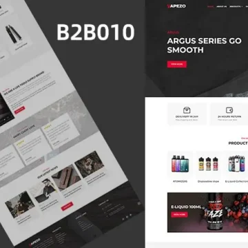 B2B展示型网站|电子烟产品营销模板|WordPress主题