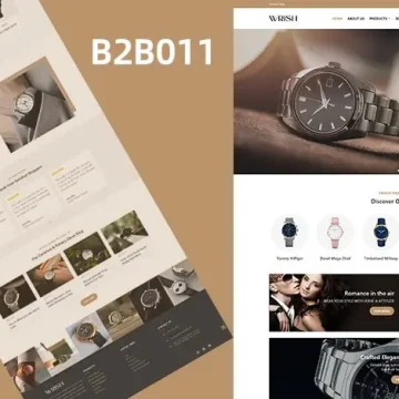 B2B展示型网站|数码手表产品营销网站|WP主题