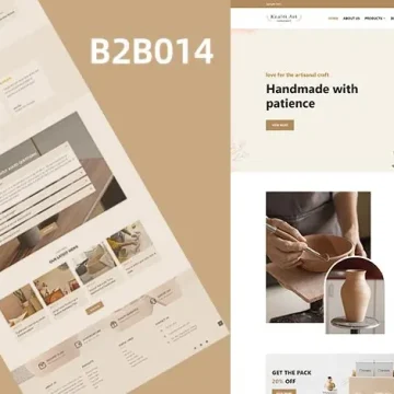 B2B企业官网|手工艺品瓷器产品营销网站|WP网站主题