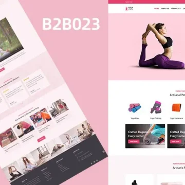 B2B外贸网站|瑜伽健身用品营销模板|WP独立站主题