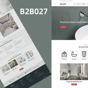 厨卫产品营销模板 | B2B外贸独立站模板