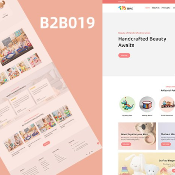 儿童用品童装玩具营销模板|WordPress官网模板