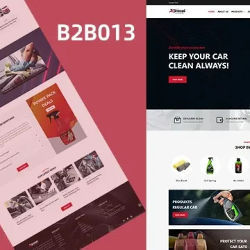 B2B网站|汽车清洗保养产品营销网站|WP外贸网站主题