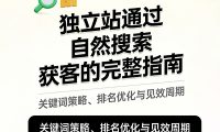 独立站通过自然搜索获客的完整指南：关键词策略、排名优化与见效周期