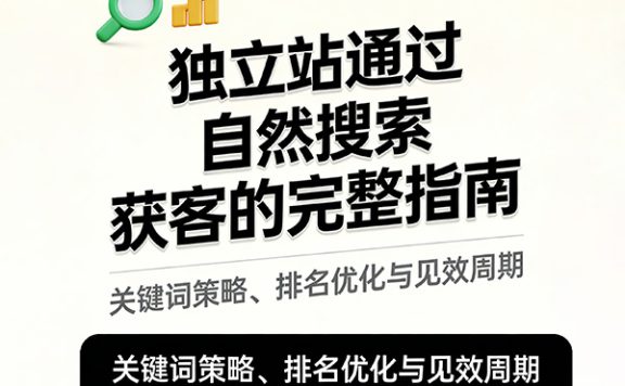 独立站通过自然搜索获客的完整指南：关键词策略、排名优化与见效周期