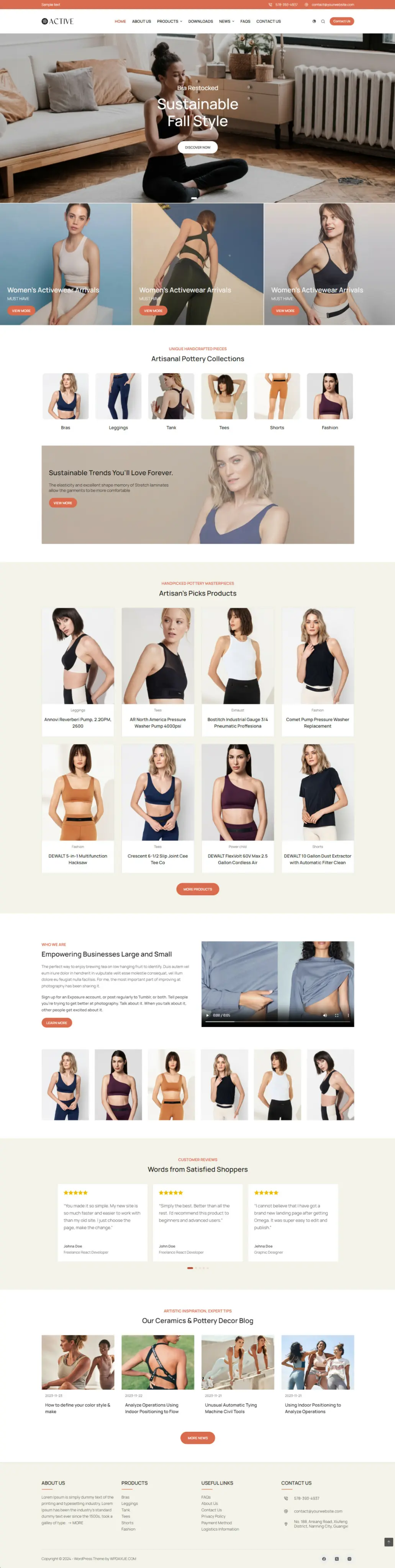 时尚内衣泳装产品营销模板|B2B外贸网站模板