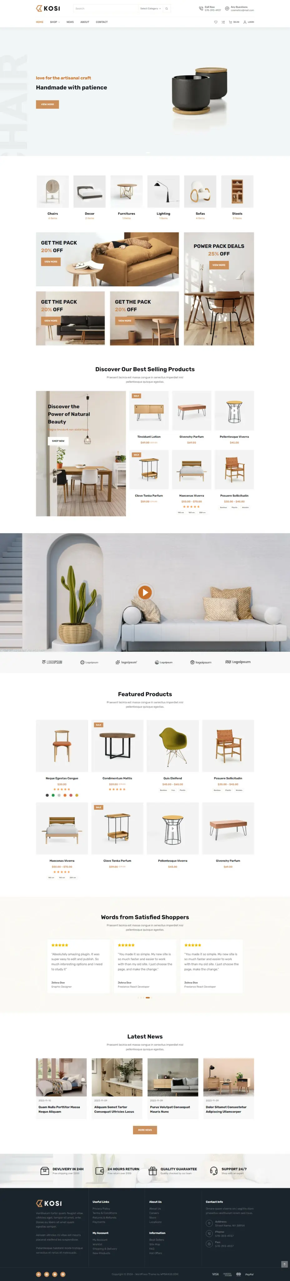 家电商城模板|B2C外贸独立站 WordPress独立站